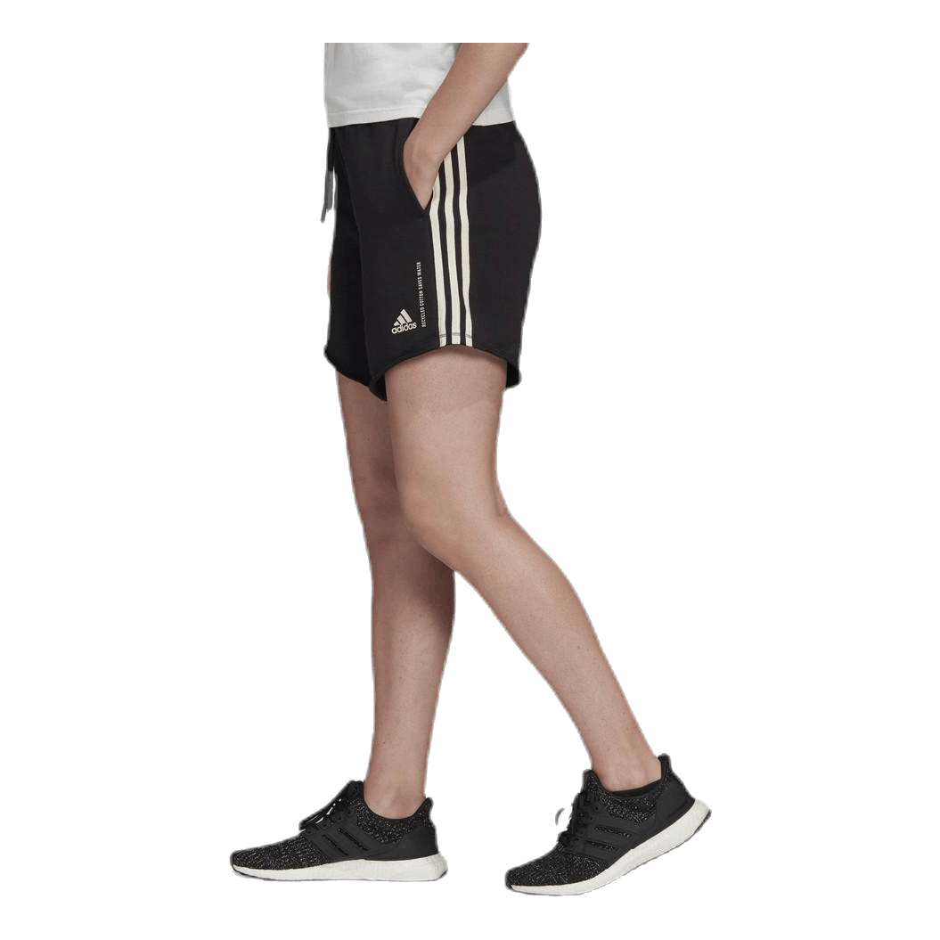 W Recycled Cotton Short Black