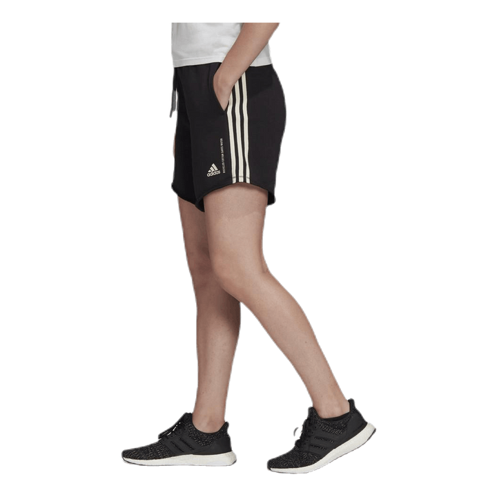 W Recycled Cotton Short Black