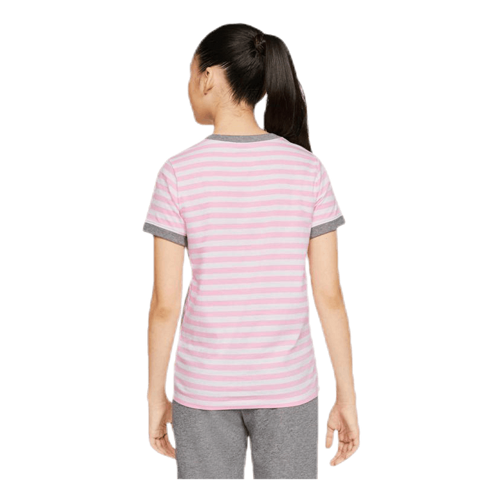 Stripe Ringer Jr Pink