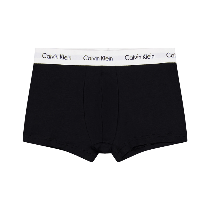 Cotton Stretch 3P Low Rise Trunk Black