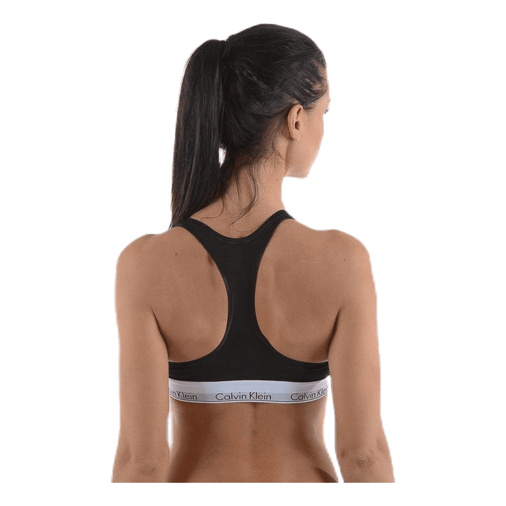 Modern Cotton Bralette Black