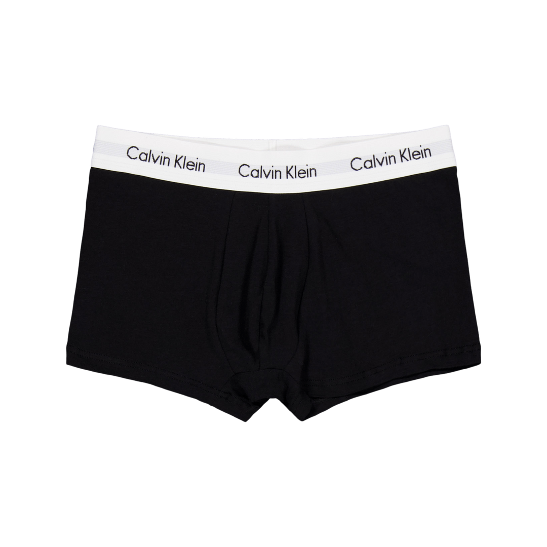 Cotton Stretch 3P Low Rise Trunk Black
