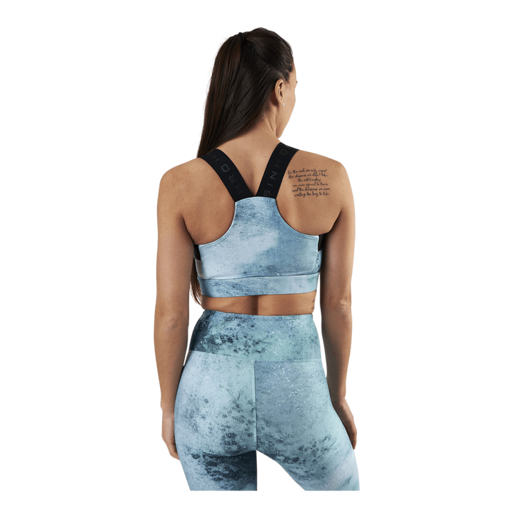 Kay Printed Sports Bra Green