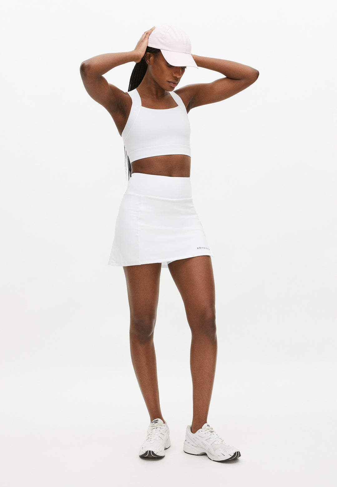 Court Jersey Skort White