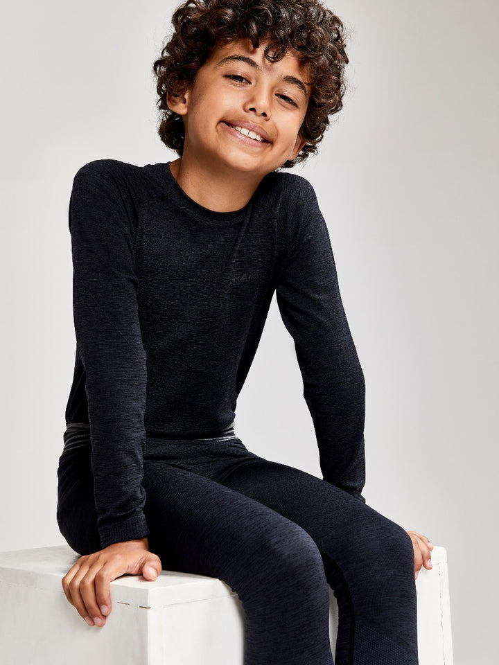 Core Dry Active Comfort Ls Jr Black