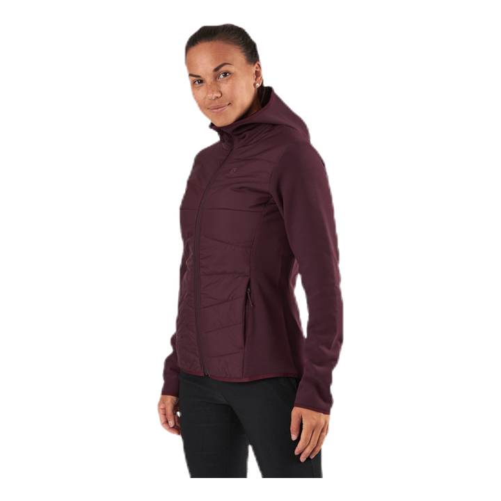 Radiant Hybrid Hoodie Purple