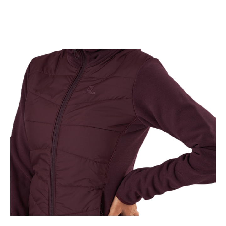 Radiant Hybrid Hoodie Purple
