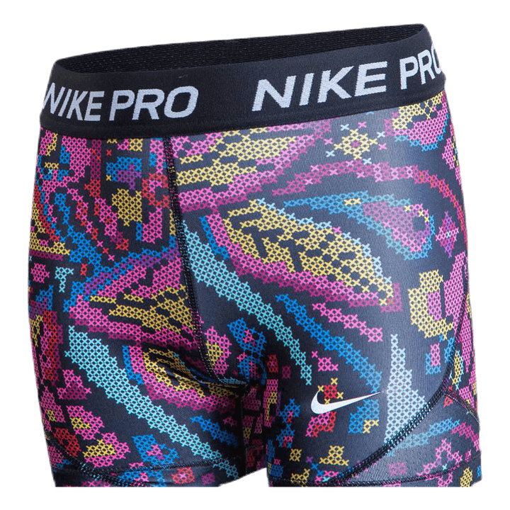 Girls Boy Short Print Femme Black