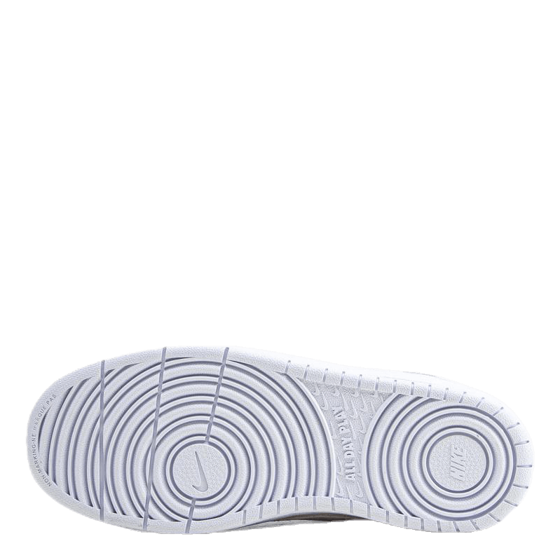 Court Borough Mid 2 Big Kids' Shoes WHITE/WHITE-WHITE