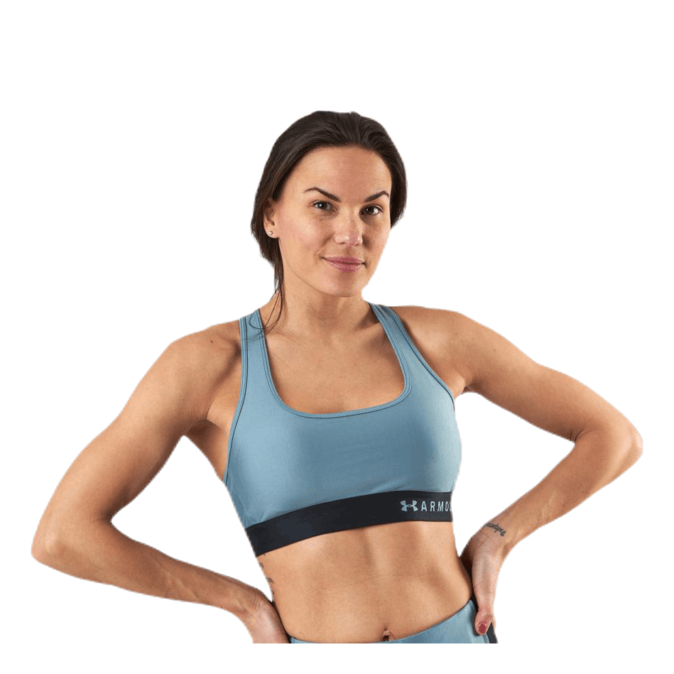 Armour Mid Crossback Bra Blue