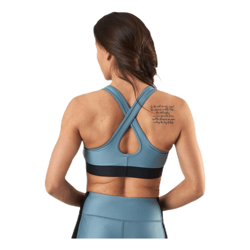 Armour Mid Crossback Bra Blue