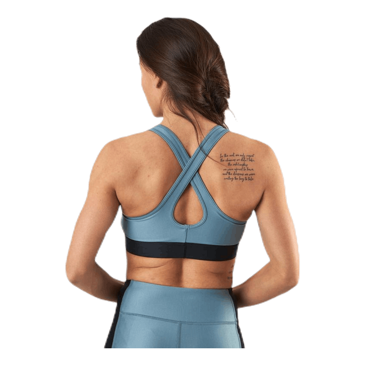 Armour Mid Crossback Bra Blue