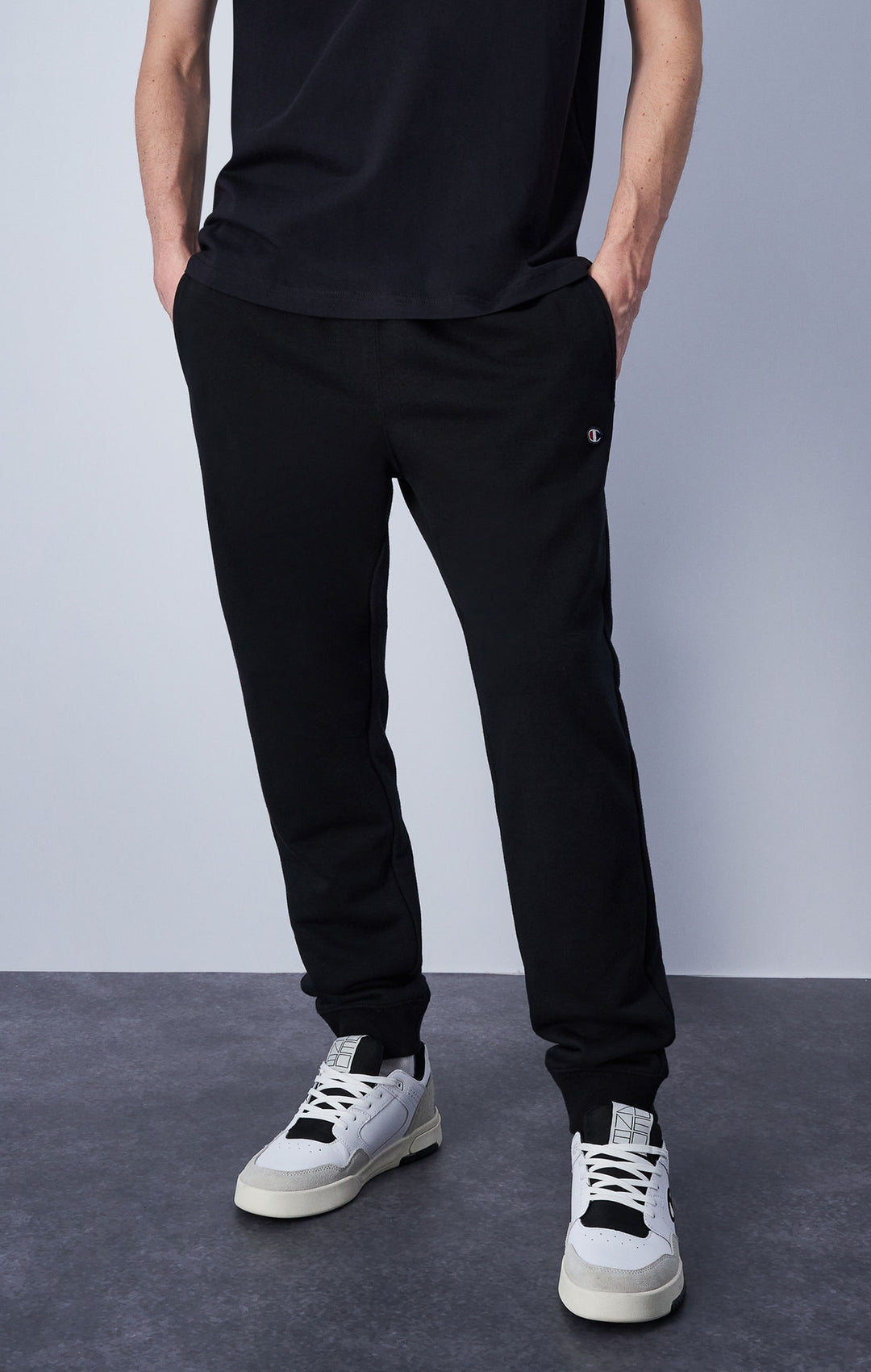 Rib Cuff Pants Black Beauty