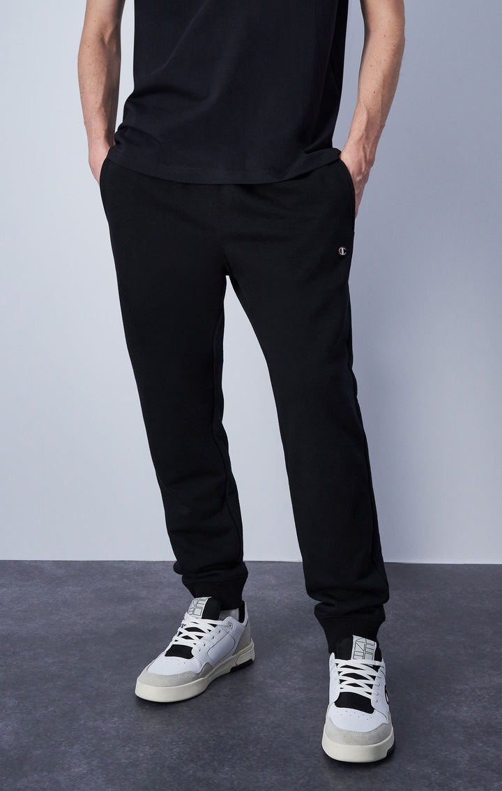 Rib Cuff Pants Black Beauty