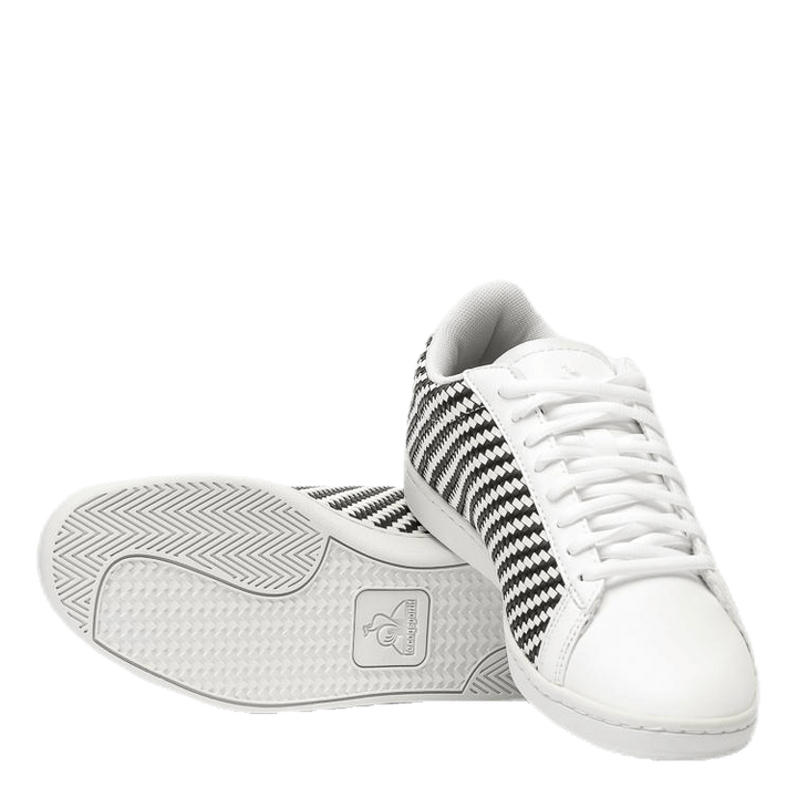 CourtsetT W Woven  White/Black