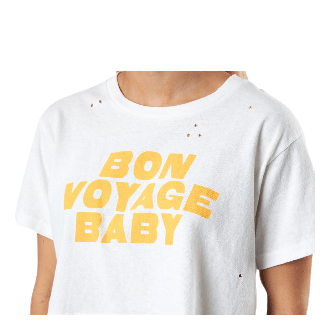 Worn Away Tee White