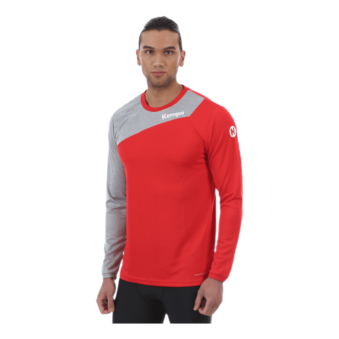 Core 2.0 Longsleeve Grey/Red
