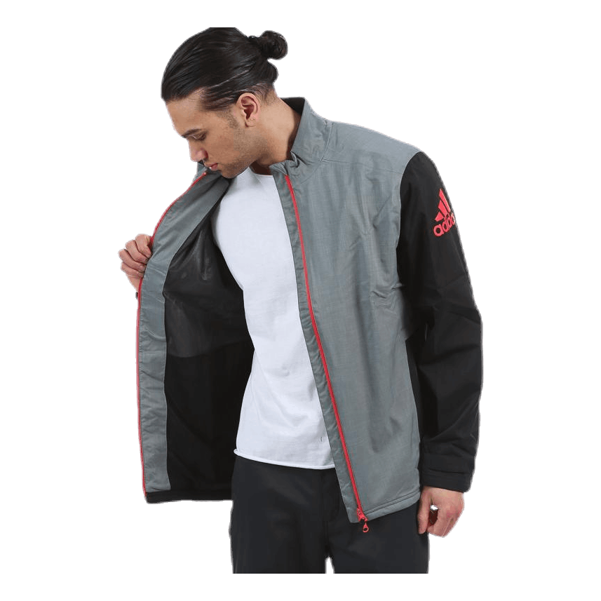 Climaproof Heathered Jacket Black/Grey