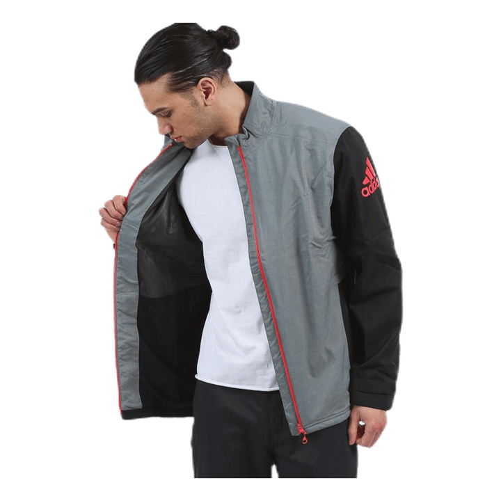 Climaproof Heathered Jacket Black/Grey