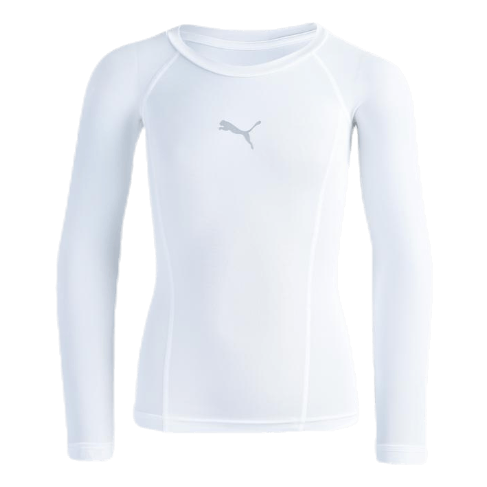 LIGA Baselayer Tee LS Jr White