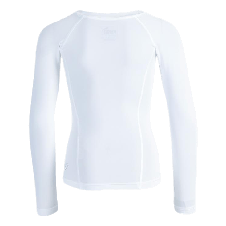 LIGA Baselayer Tee LS Jr White