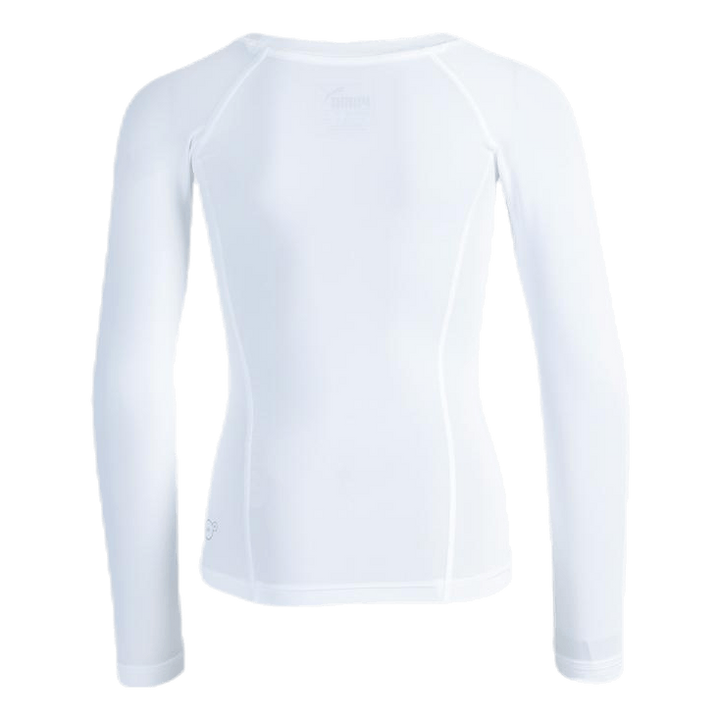 LIGA Baselayer Tee LS Jr White