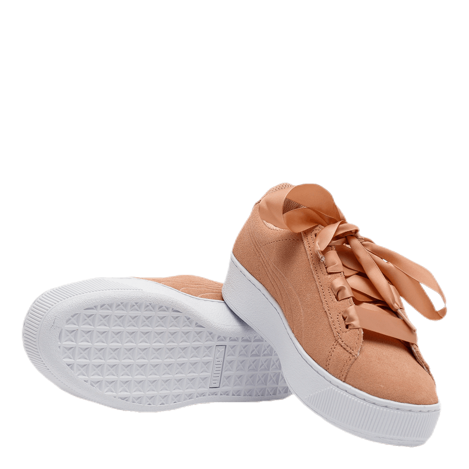 Puma Vikky Platform Ribbon Jr Beige