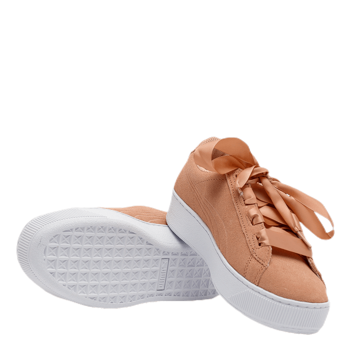 Puma Vikky Platform Ribbon Jr Beige