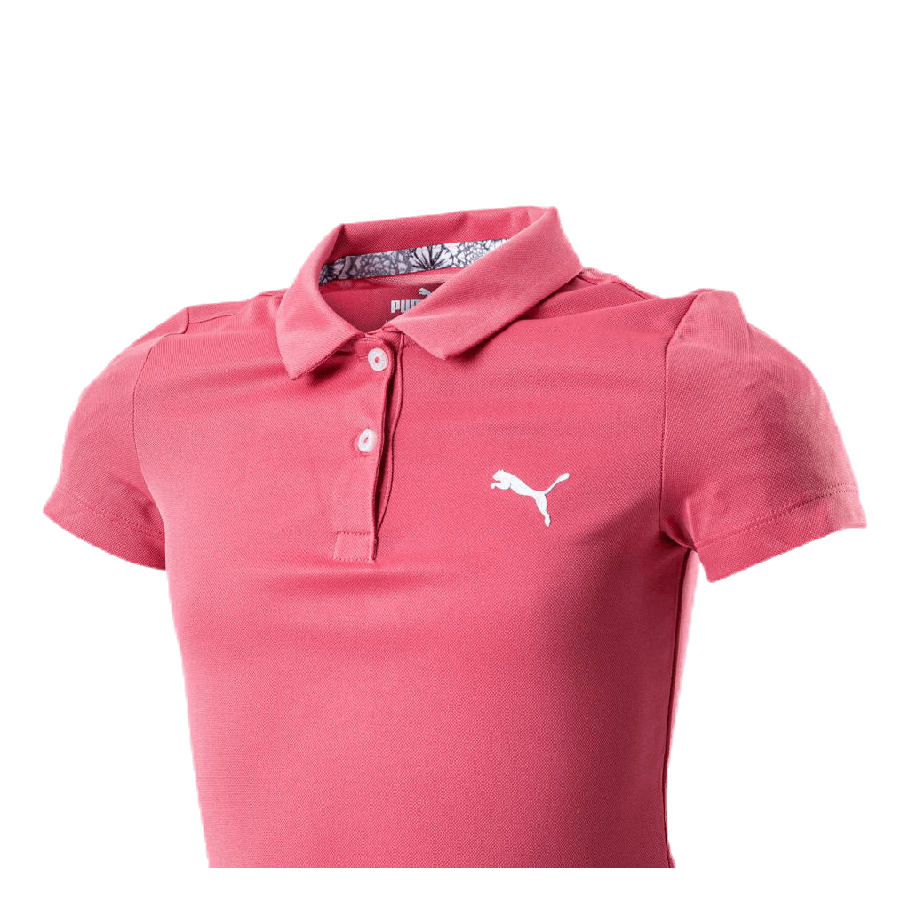 Girls Essential Polo Pink