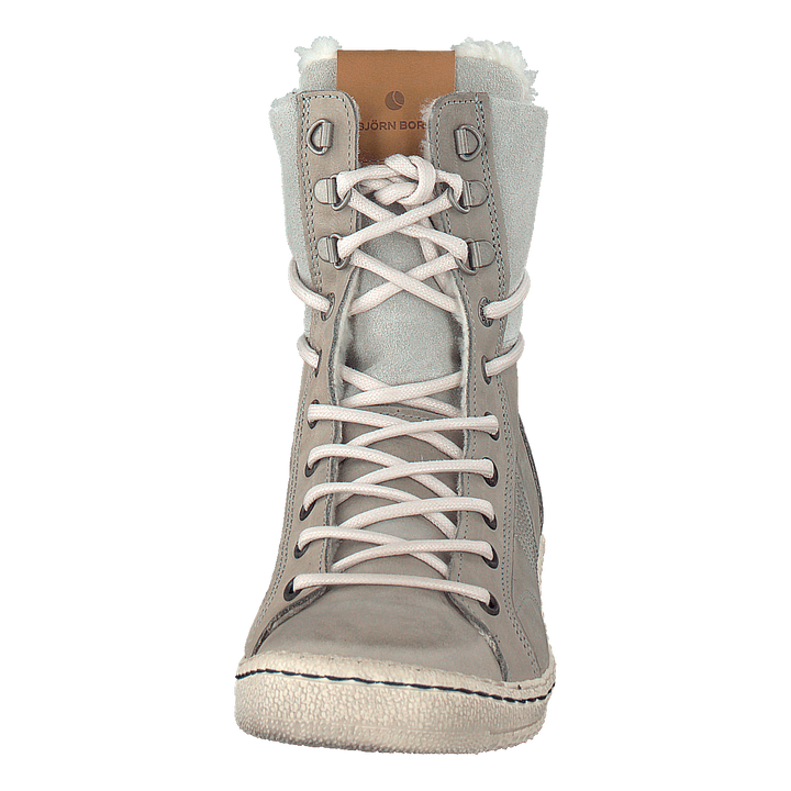 Wendy High Fur Light Grey