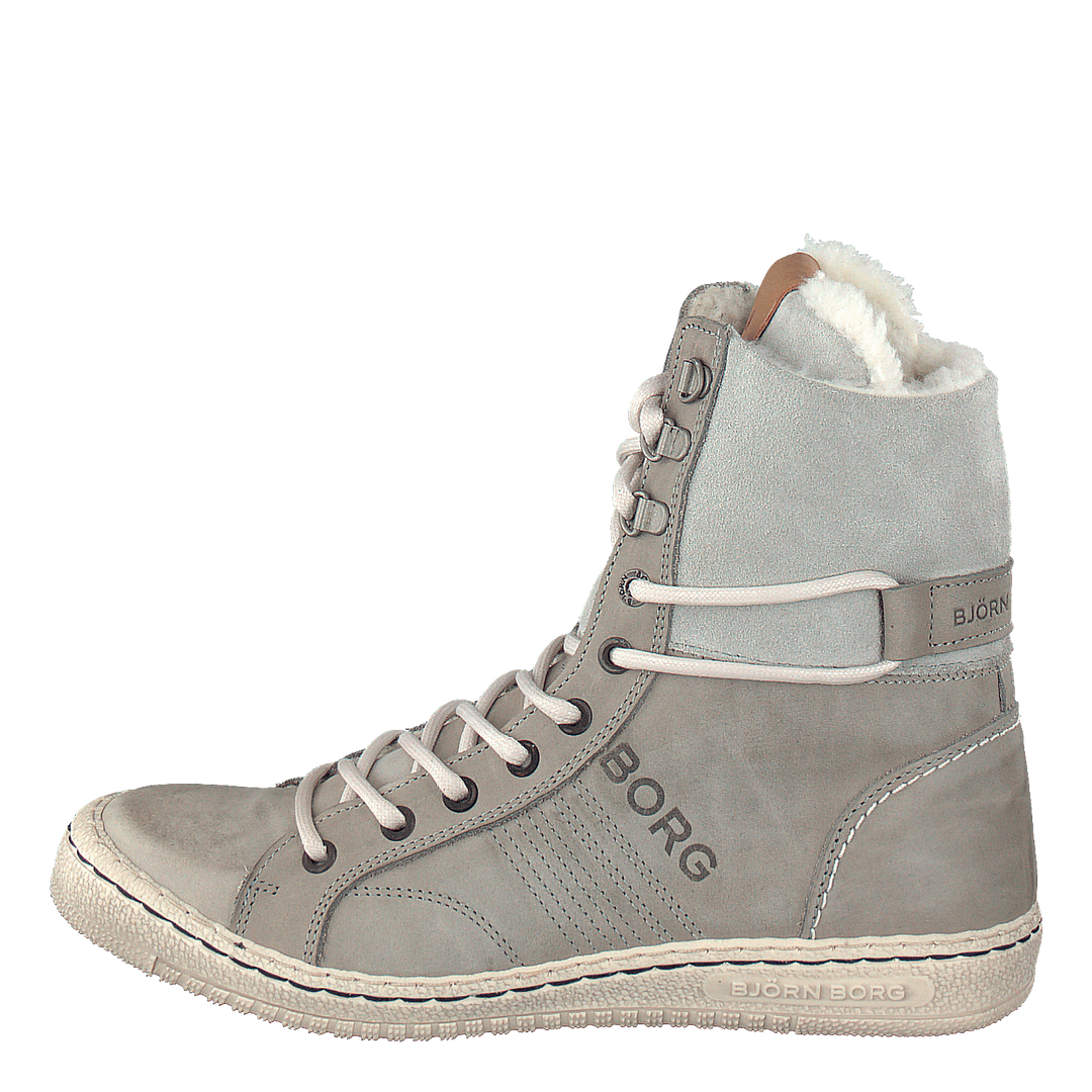 Wendy High Fur Light Grey