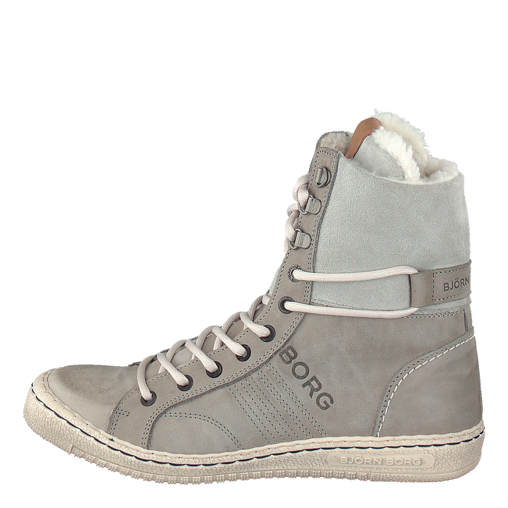 Wendy High Fur Light Grey
