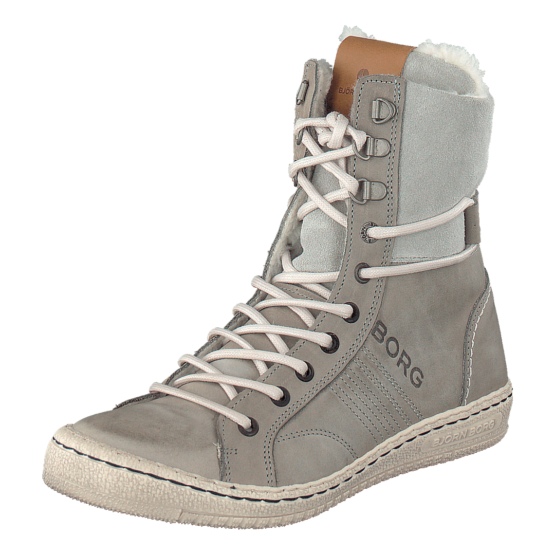 Wendy High Fur Light Grey