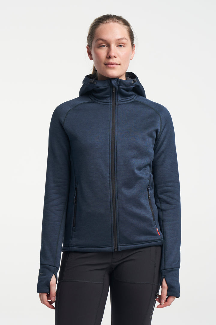 Txlite Hoodie Zip W Midnight Navy