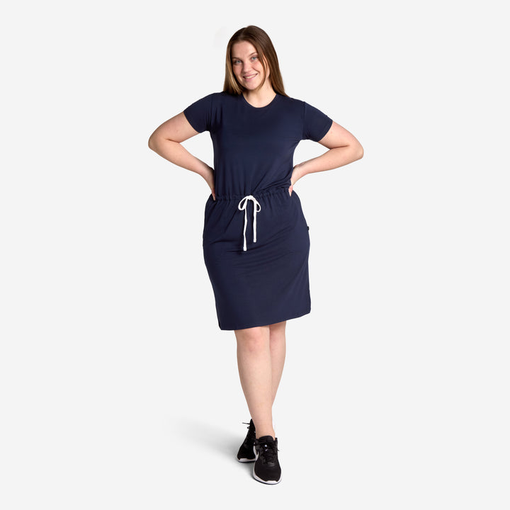 Carmen Dress Dark Navy