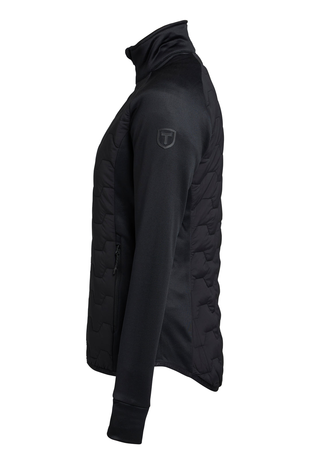 Txlite Hybrid Midlayer Zip Wom Black