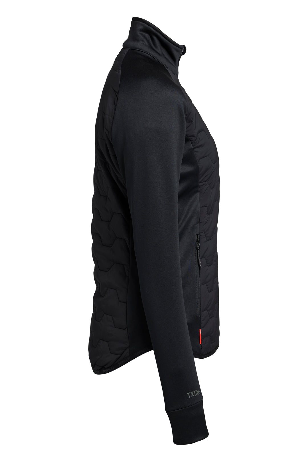 Txlite Hybrid Midlayer Zip Wom Black
