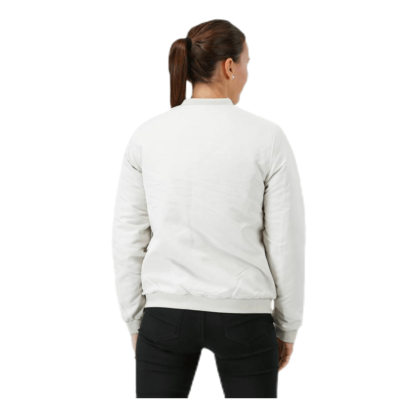 Hatty Reversible Bomber White