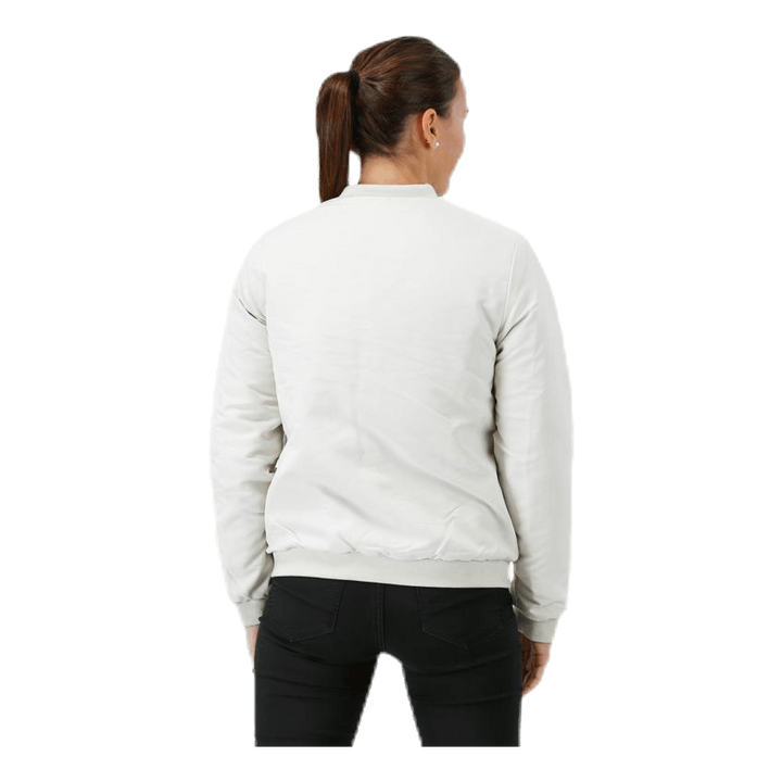 Hatty Reversible Bomber White
