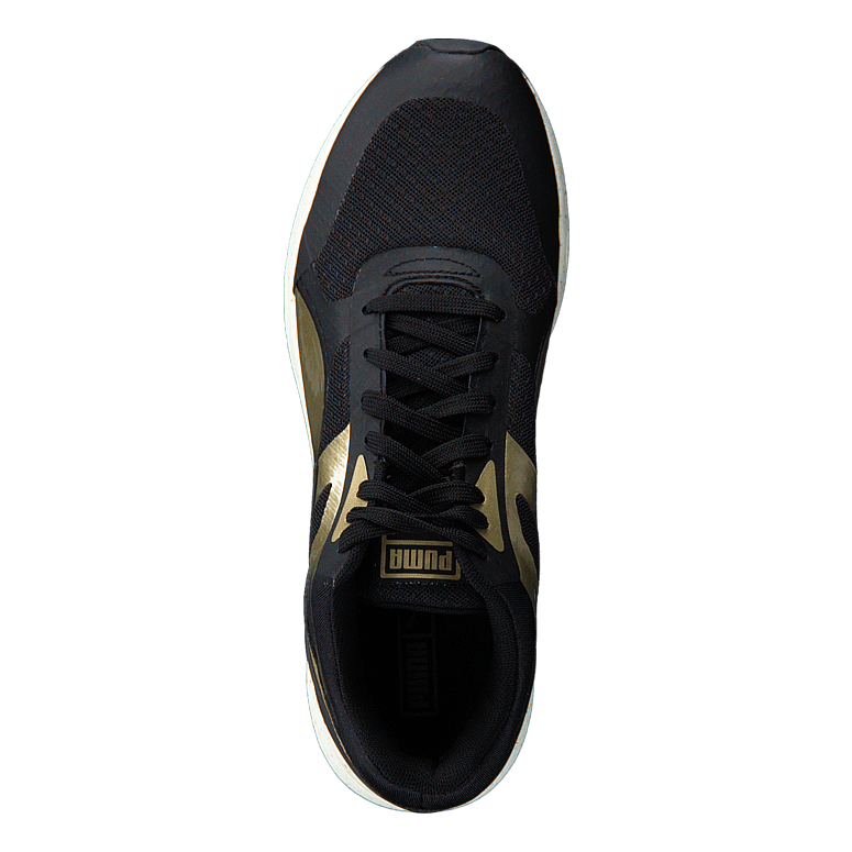 698 Ignite Metallic Wn's Black-Metallic Gold-White