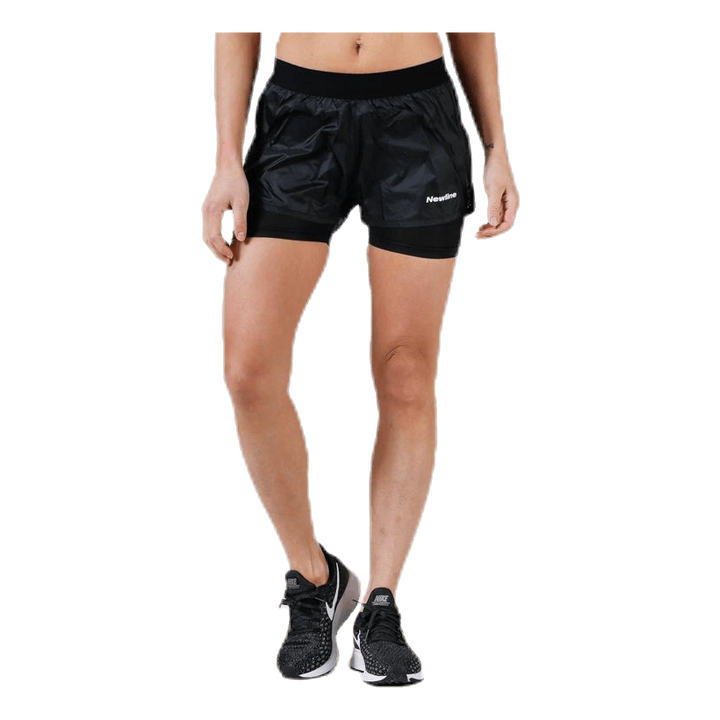 Black 2-Lay Shorts Black