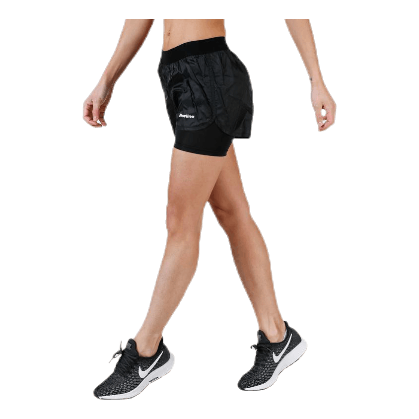 Black 2-Lay Shorts Black