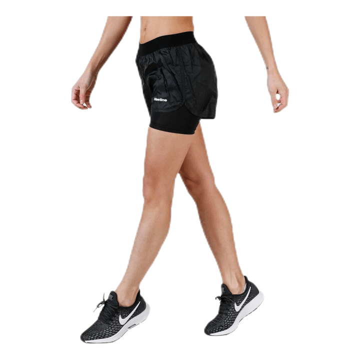 Black 2-Lay Shorts Black