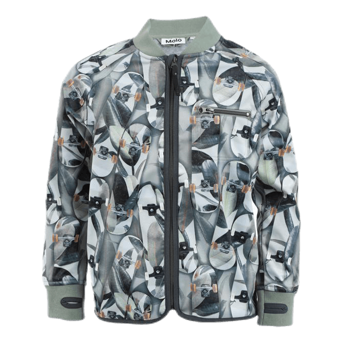 Ulas Softshell Jacket Patterned/Green
