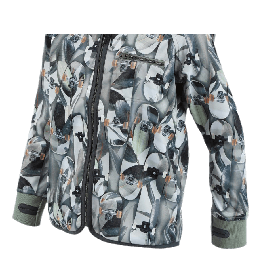 Ulas Softshell Jacket Patterned/Green