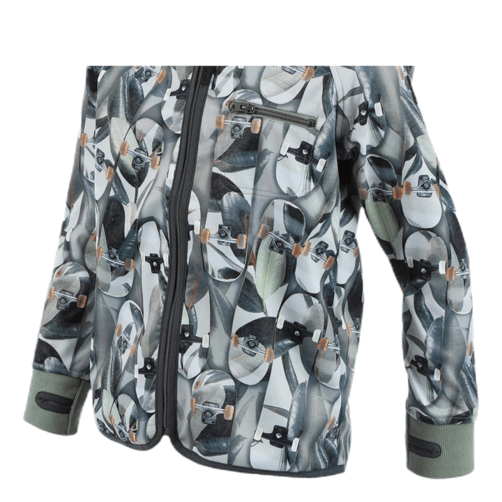 Ulas Softshell Jacket Patterned/Green