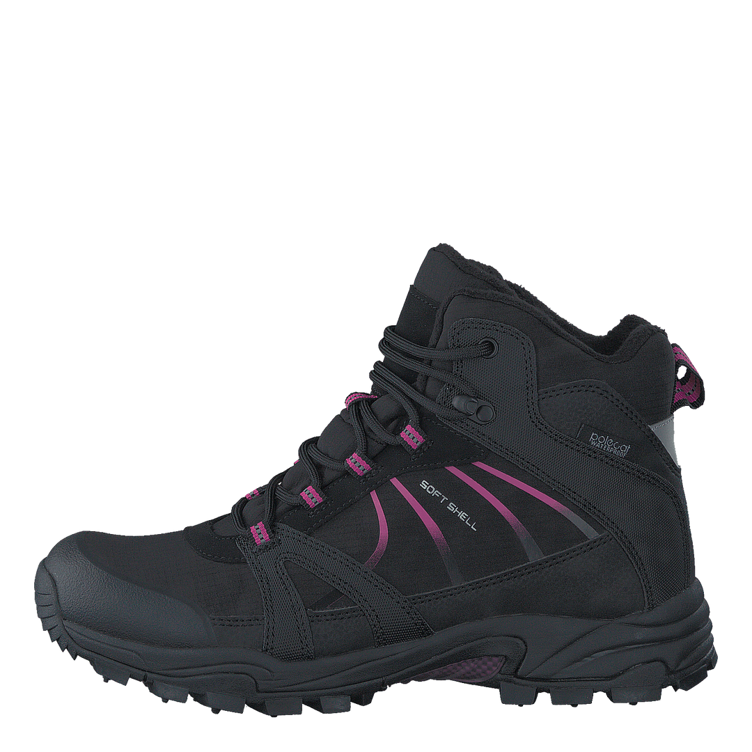 430-4401 Waterproof Warm Lined Black/Fuchsia ICE-Tech Studs