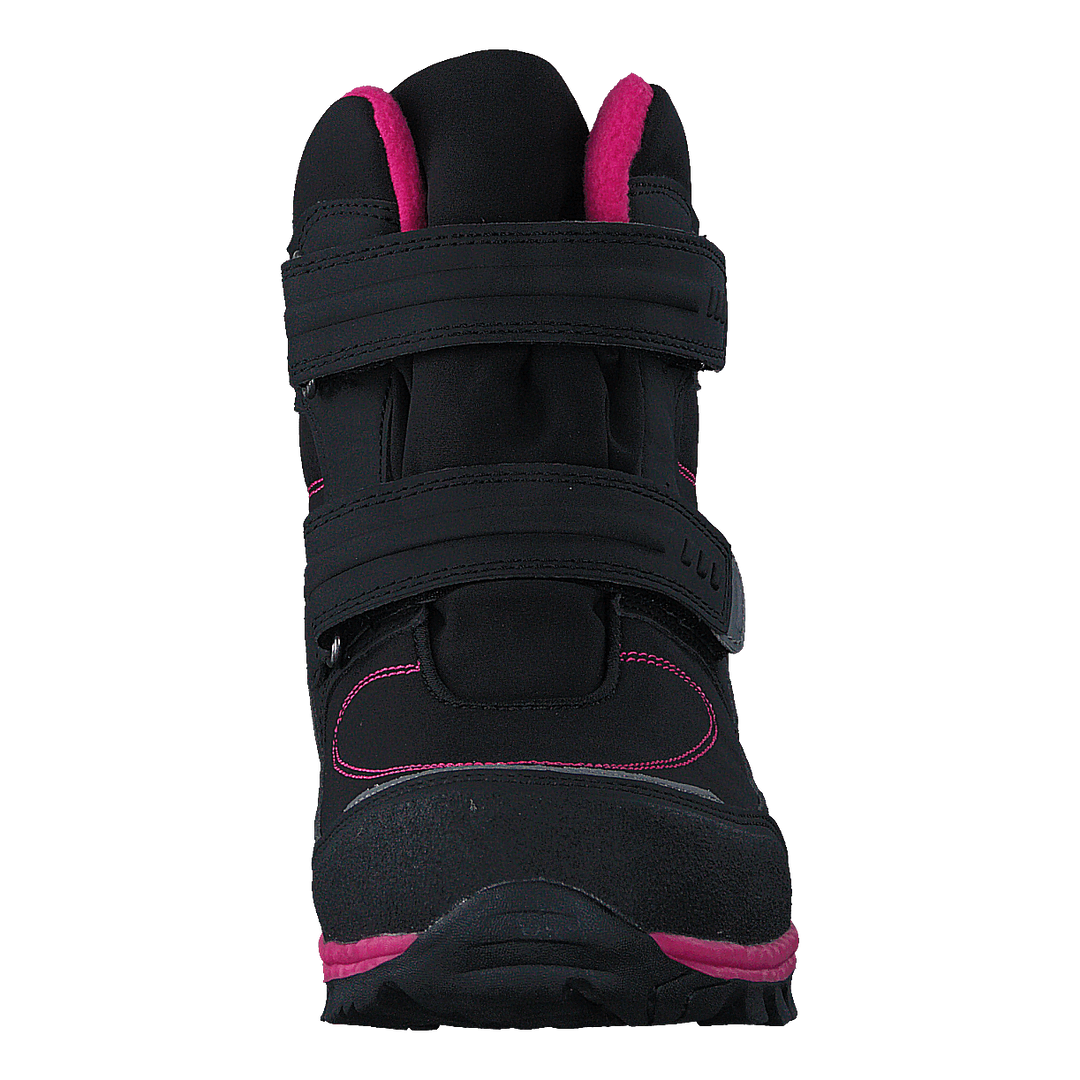 435-6608 Waterproof Warm Lined Black/Fuchsia