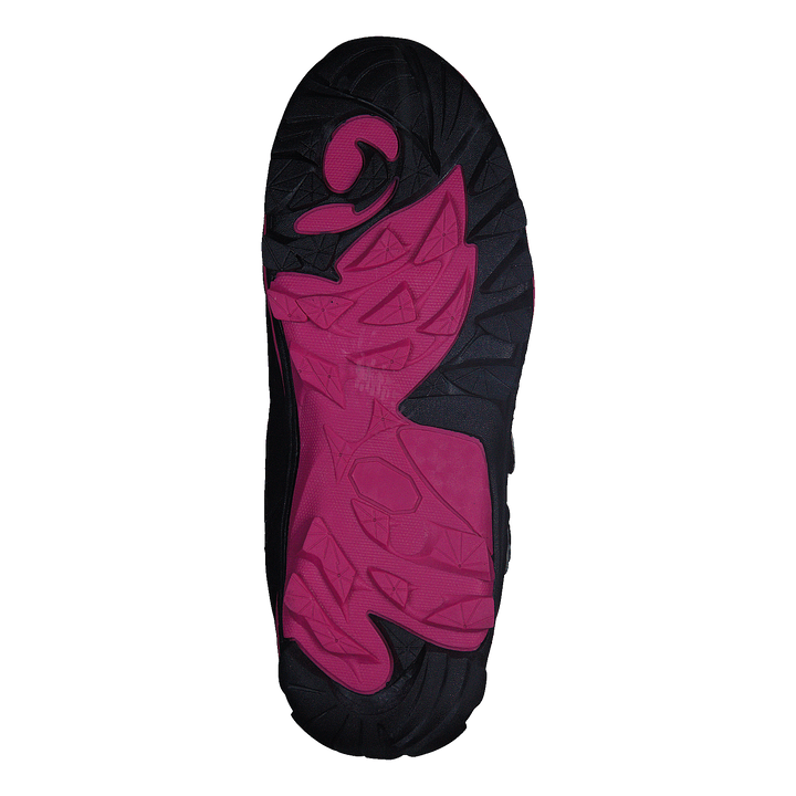 435-6608 Waterproof Warm Lined Black/Fuchsia