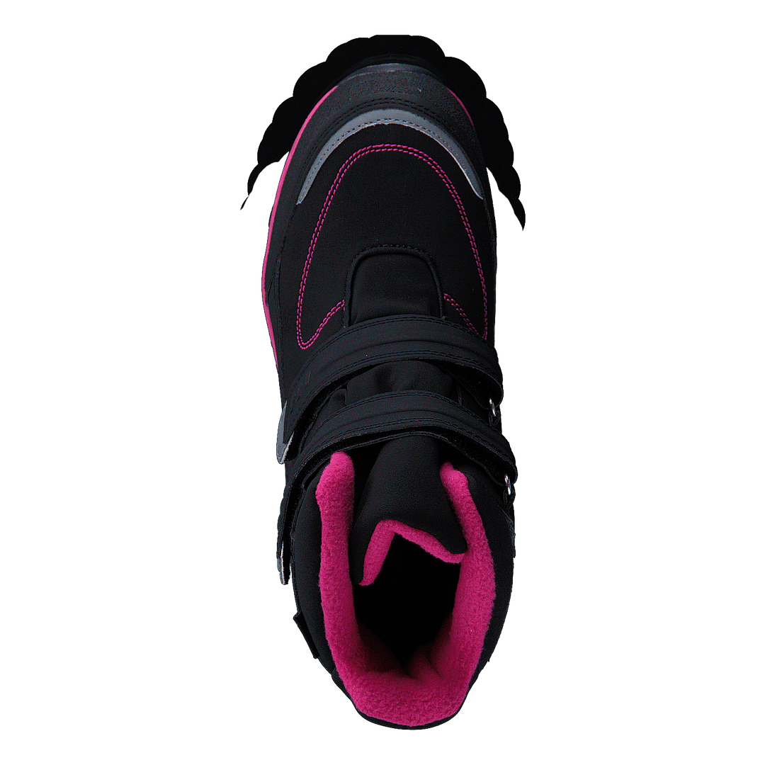 435-6608 Waterproof Warm Lined Black/Fuchsia